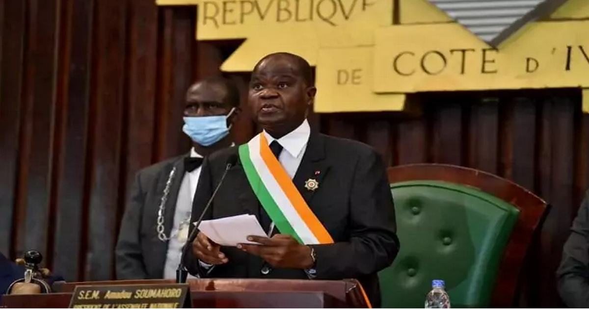 Amadou Soumahoro R Lu Pr Sident De L Assembl E Nationale De Cote D Ivoire